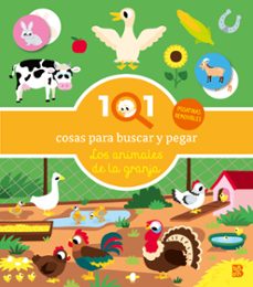 101 cosas para buscar y pegar - los animales de la granja-9789403244723
