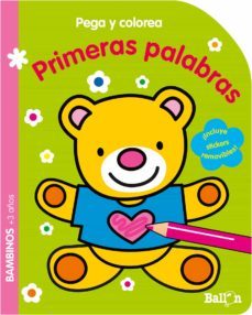 primeras palabras (pega y colorea)-9789463072823