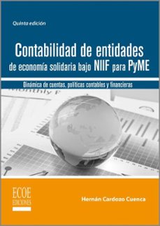 contabilidad de entidades de economia solidaria bajo niif para pyme - 5ta edicion (ebook)-hernán cardozo cuenca-9789585080423