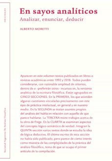 en sayos analiticos (ebook)-alberto moretti-9789874778123