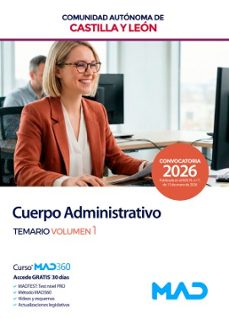 cuerpo administrativo. temario volumen 1. comunidad autonoma de castilla y leon-9791370285623