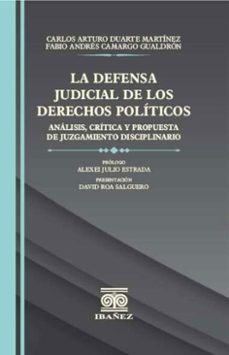 la defensa judicial de los derechos politicos (ebook)-carlos arturo duarte martinez-4099995592733