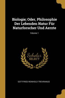 biologie; oder, philosophie der lebenden natur fur naturforscher und aerzte; volume 1-9780270413533