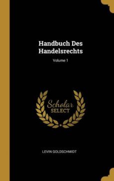 handbuch des handelsrechts; volume 1-9780274266333