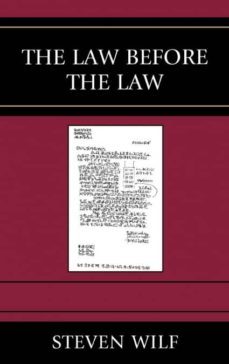 law before the law-9780739123133