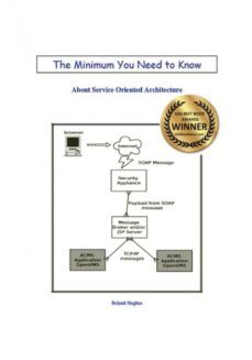 the minimum you need to know about service oriented architecture-9781939732033