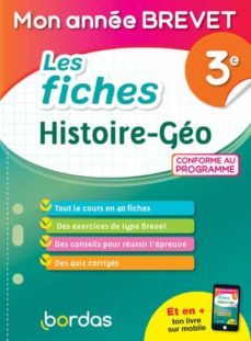 mon annee brevet - les fiches francais 3e-9782047359433