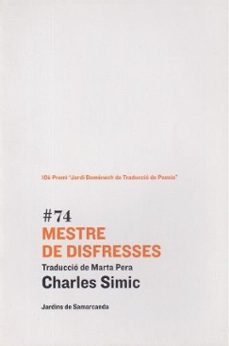 mestre de disfresses-charles simic-9788410482333