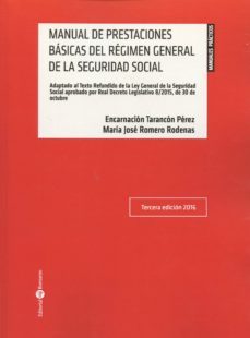 manual de prestaciones basicas del regimen general de la segurida d social-9788416608133