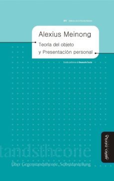 teoria del objeto y presentacion personal (ebook)-alexius meinong-9788417133733