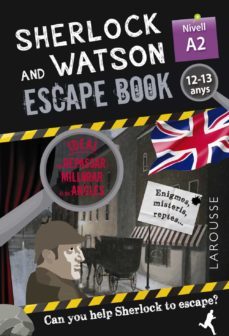 sherlock & watson. escape book per repassar angles. 12-13 anys (cat)-9788418473333