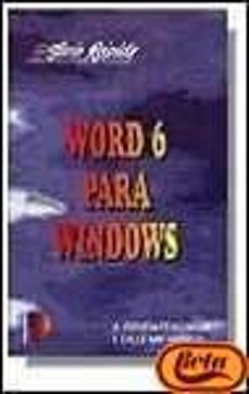 word 6 para windows (9ªed.)-9788428321433