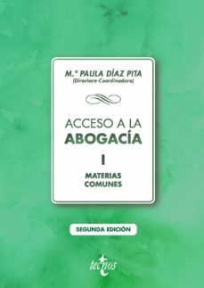 acceso a la abogacia (vol. i): materias comunes (2ª ed.)-9788430979233