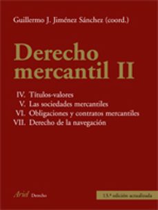 derecho mercantil ii (13ª ed.)-9788434426733