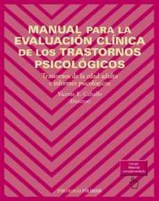 manual para la evaluacion clinica de los trastornos psicologicos (ebook)-vicente e. caballo manrique-9788436831733