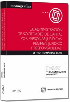 la administracion de sociedades de capital por personas juridicas-9788447047833