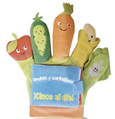 libro guante frutas y hortalizas: ¡cinco al dia!-9788468350233