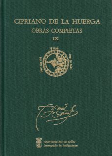 obras completas, volumen ix: estudio monografico colectivo-cipriano de la huerga-9788477195733