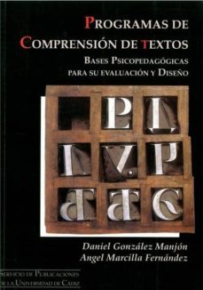 programas de comprension de textos: bases psicopedagogicas para s u evaluacion y diseño-9788477863533