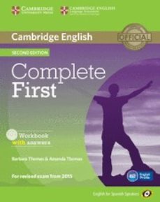 complete first certificate for spanish speakers workbook with answers with audio cd 2nd edition-9788483238233