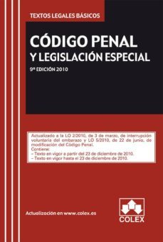 codigo penal y legislacion especial (9ª ed.)-9788483422533