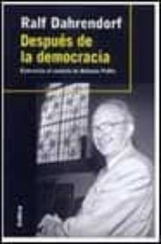 despues de la democracia: entrevista al cuidado de antonio polito-9788484323433