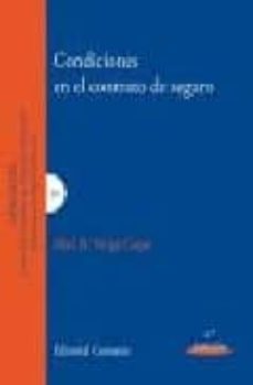 condiciones en el contrato de seguro-abel b. veiga copo-9788498364033