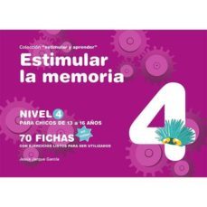 estimular 04 (color) la memoria  nivel 04-jesus jarque garcia-9788498963533