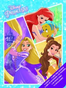 princesas: caja metalica: rapunzel, ariel y bella-9788499518633