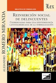 reinsercion social de delincuentes-alejandra romero miranda-9789564074733