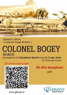 eb alto sax part of "colonel bogey" for saxophone quartet (ebook)-9791221382433
