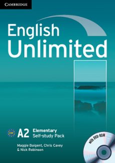 english unlimited elementary self-study pack (workbook with dvd-rom)-9780521697743