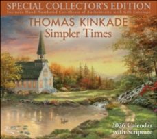 thomas kinkade collectors scripture edition 2026 deluxe wall cale ndar + print-thomas kinkade-9781524896843