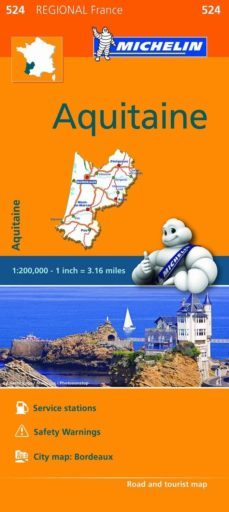 mapa regional aquitaine-9782067209343
