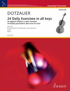 24 daily exercises in all keys (ebook)-justus johann friedrich dotzauer-9783795727543