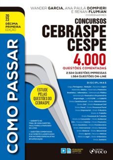 como passar em concursos cebraspe-wander garcia-adolfo mamoru nishiyama alice satin-ana paula dompieri-9786555157543