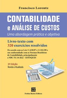contabilidade e análise de custos (ebook)-francisco lorentz-9786556751443
