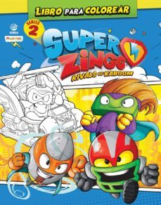 libro para colorear superthings series 2 - superzings-9788412342543