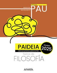 paideia  textos de filosofia para la pau  andalucia evau 2025 andalucia-9788414344743
