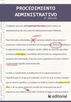 (i.b.d.) procedimiento administrativo 2ª edicion-9788415730743