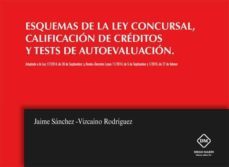 esquemas de la ley concursal calificacion de creditos y tests de autoevaluacion-jaime sanchez vizcaino rodriguez-9788416296743
