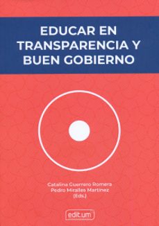 educar en transparencia y buen gobierno-catalina guerrero romera-9788418936043