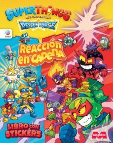 libro de stickers superthings rescue force - reaccion en cadena.-9788419011343