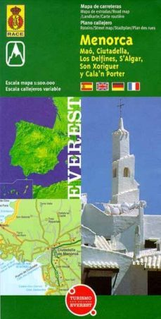 mapa de carreteras de menorca-9788424102043