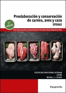 preelaboracion y conservacion de carnes, aves y caza-9788428366243