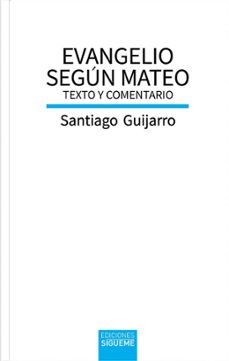 evangelio según mateo-santiago guijarro-9788430122943