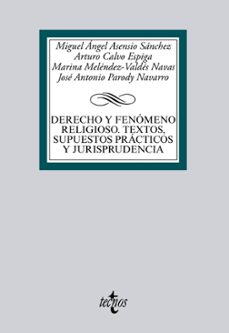 derecho y fenomeno religioso.textos, supuestos practicos y jurisp rudencia-9788430959143