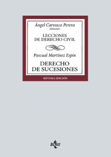derecho de sucesiones-pascual martinez espin-9788430988143