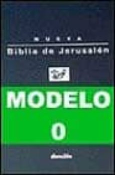 biblia de jerusalen, edicion bolsillo, mod. 0 (cubierta flexible, funda de plastico)-9788433014443