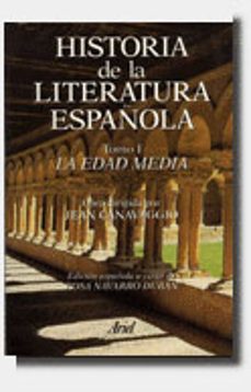 historia de la literatura española: la edad media-jean canavaggio-rosa navarro-9788434474543